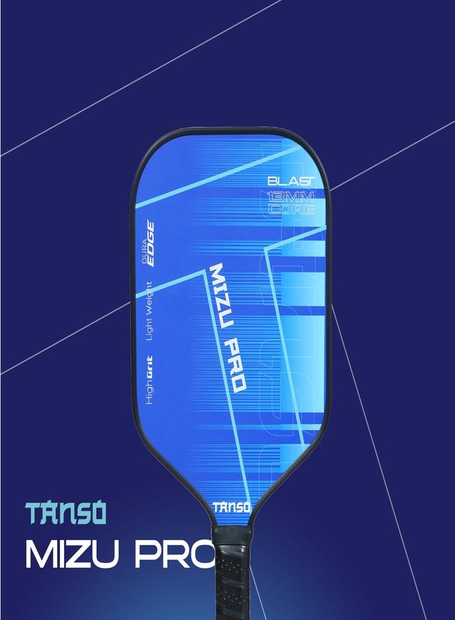 TANSO Mizu Pro Fiberglass Pickleball Paddle (Hight Grit Surface Pickleball Paddle, Light Weight + Hexa Core, Elongated 417mm for Powerful Performance) - Image 3
