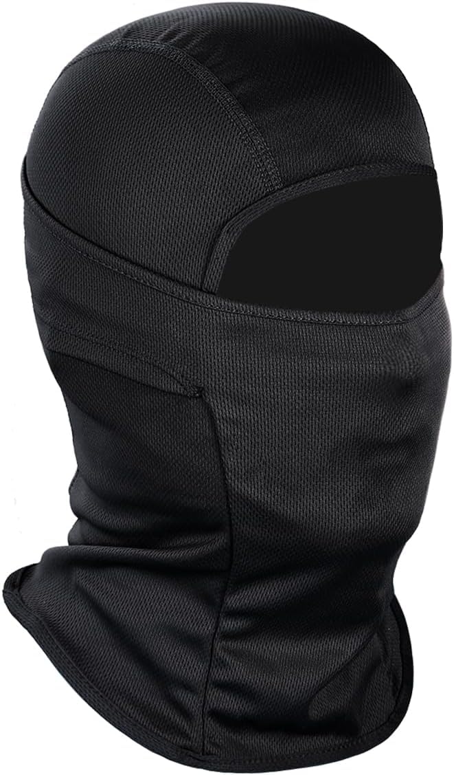 Radiant UV Protected Full Face Balaclava Mask for Bikers, Riding, Cycling, Bike Riding Accessories, Black (Black, Pack of 2) - Image 3