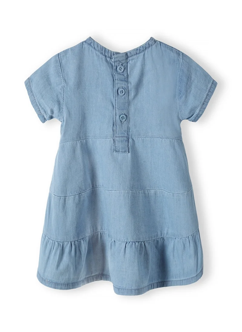 MINOTI Kids Chamray Tiered Dress