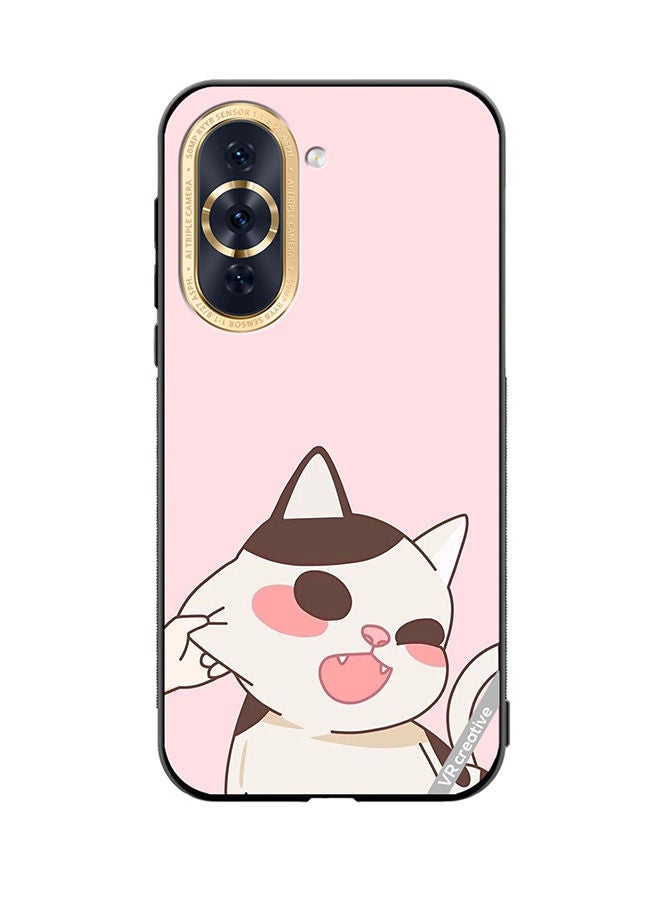 VR CREATIVE Protective Case Cover For Huawei Nova 10 Cheeky Cat Design Multicolour - Image 1