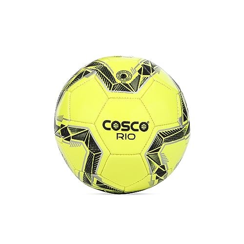 Cosco Rio Football - Size: 3 (Pack of 1, Yellow, Black) - Image 1