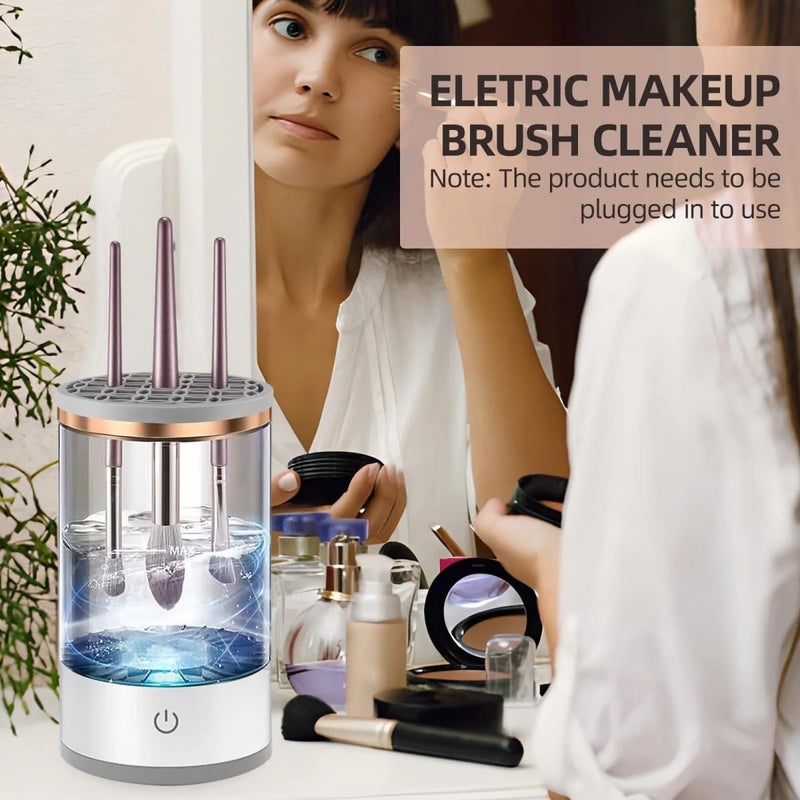 PARSPAR Automatic Makeup Brush Cleaner Machine  Fast and efficient deep cleaning  Effortless Makeup Brush Cleaning Brush Cleaner Fit for All Size Makeup Brush  Great Gift for Women Girls - Image 4