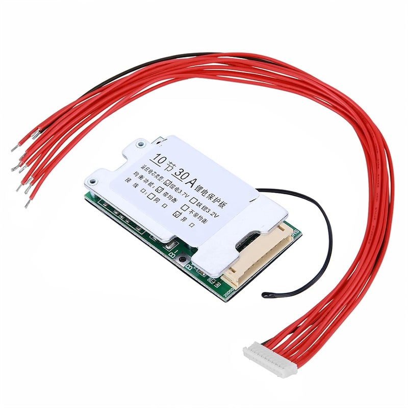 klarako 10S BMS, 10S,10S 36V 30A Liion Cell 18650 Battery Protection BMS PCB Board with Balance Function - Image 2