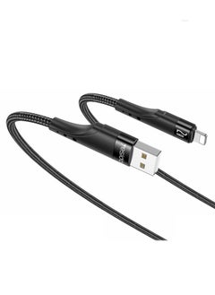 Generic Yesido CA109 Fast Charging and Data Cable - 2A - 3 Meters - Compatible with Lightning Devices-BLACK  - Image 2