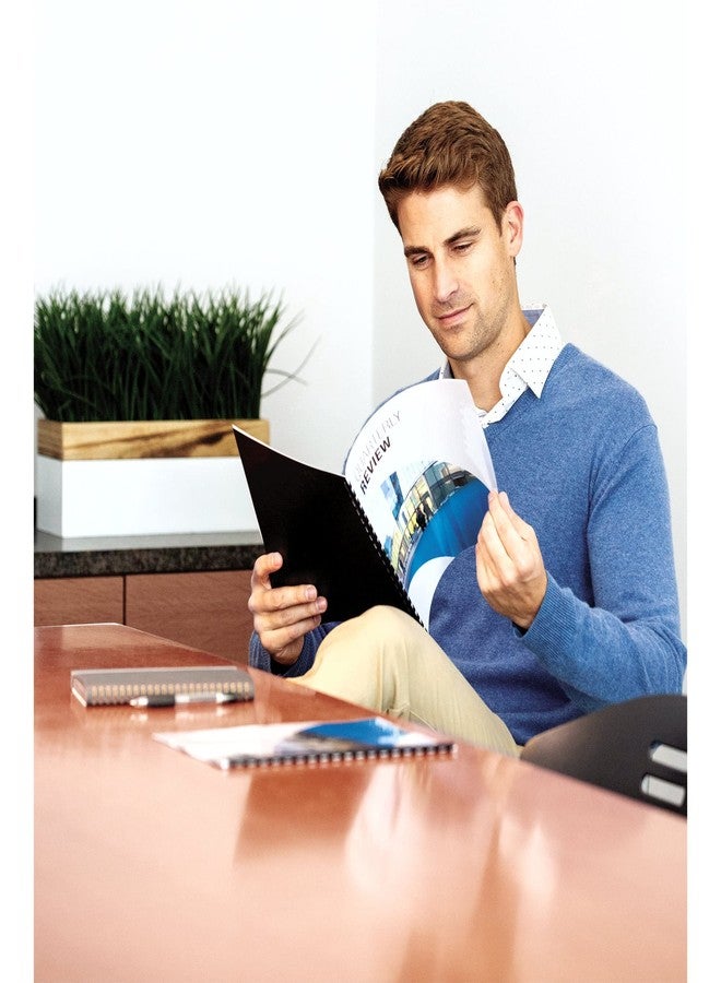 فيلوز أغلفة عرض تجليد من Fellowes 52089، سمك 8 مل، مقاس الرسائل، عبوة من 100 غلاف، شفافة - Image 4