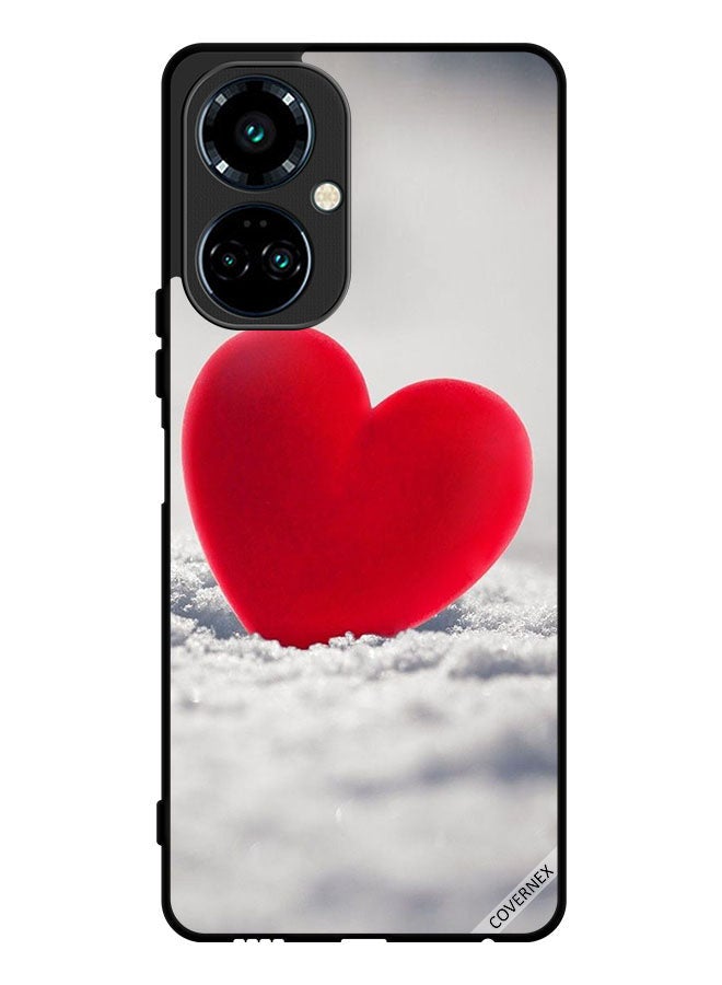 Covernex Protective Case Cover For Tecno Camon 19 Lovely Red Heart - Image 1