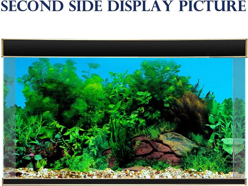 ELEBOX New 20" x 48" Fish Tank Background Stickers Wallpaper 2 Sided Seaweed Water Plants Aquarium Background Decoration - Image 5