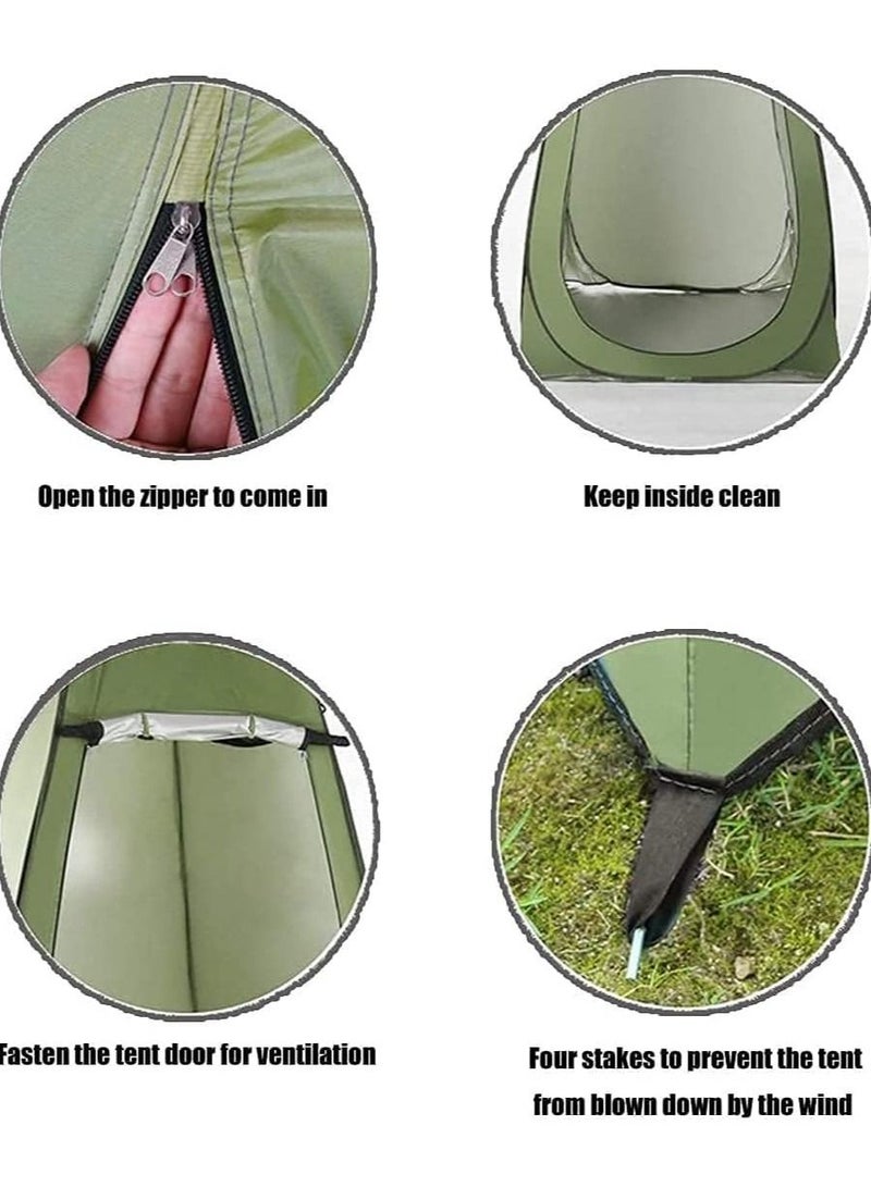 توبيز خيمة حمام سباحة أوتوماتيكية بالكامل ومفتوحة ومفتوحة لصيد الأسماك ومرحاض يطفو على السطح حقيبة حمام شمسي في الهواء الطلق وخيمة للاستحمام للتخييم في الهواء الطلق - Image 3