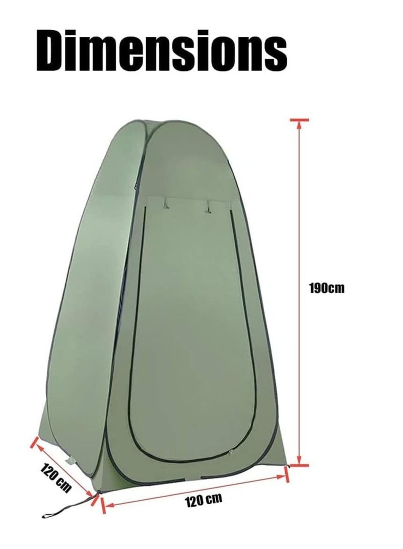 توبيز خيمة حمام سباحة أوتوماتيكية بالكامل ومفتوحة ومفتوحة لصيد الأسماك ومرحاض يطفو على السطح حقيبة حمام شمسي في الهواء الطلق وخيمة للاستحمام للتخييم في الهواء الطلق - Image 4