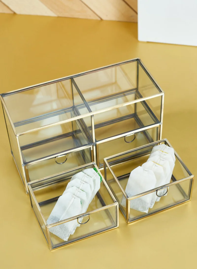 Nimah Glass Tea Storage Box