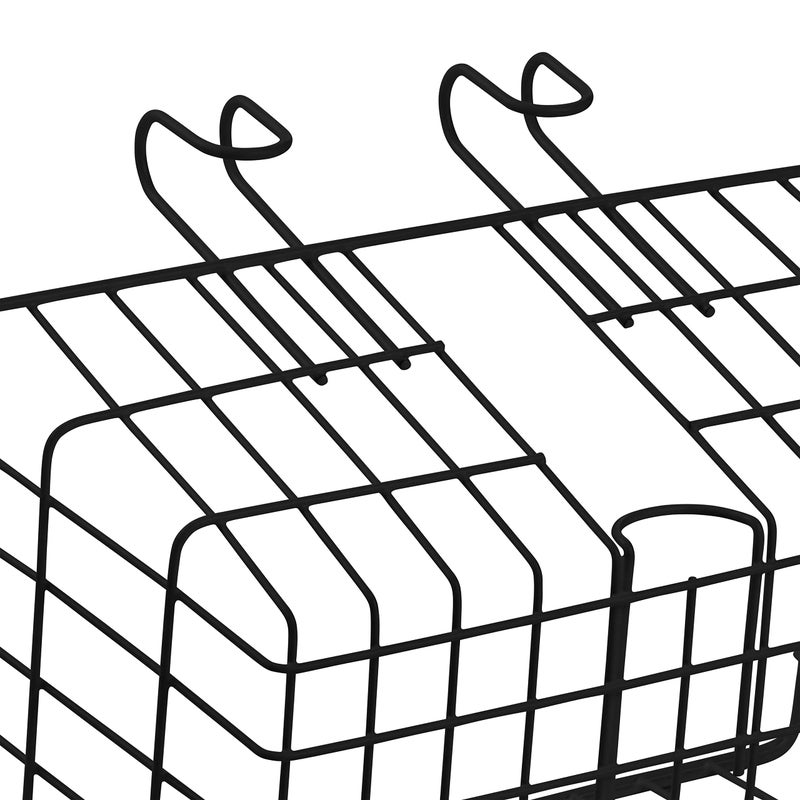 Retrospec Rï»¿etrospec Apollo-Lite Lift-Off Front Bike Basket, Lightweight Steel ï»¿with Integrated Detachable Hooks and Built-in Handle for Easy Assembly and Portability - Image 4