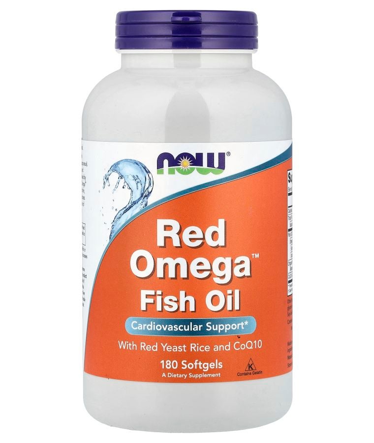 now Red Omega™ Fish Oil 180 Softgels
