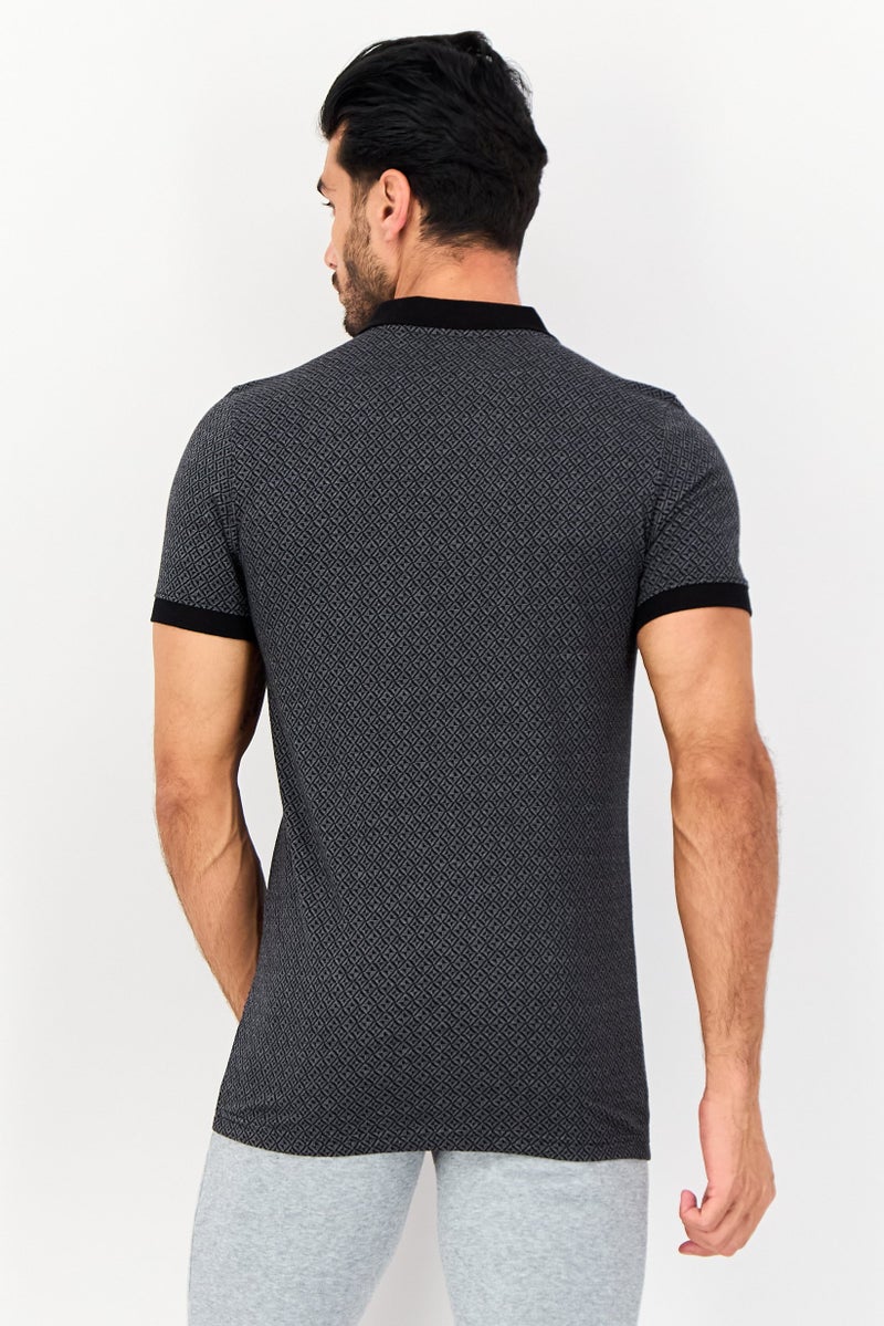 PUMA Men Slim Fit Embroidered Logo Short Sleeves Outdoor Polo Shirt, Multicolor - Image 3