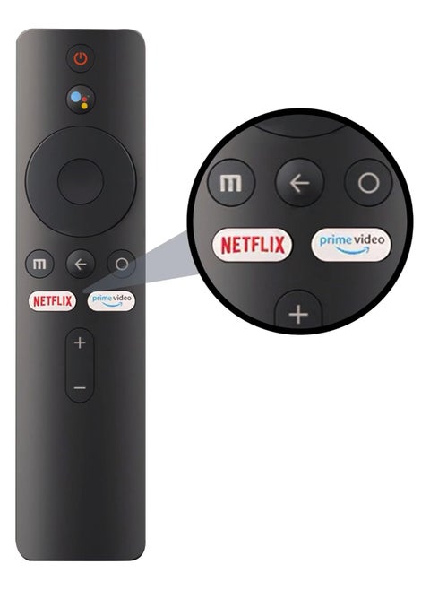 Replacement Remote Control for Xiaomi Mi Stick – Bluetooth Voice Control Remote Compatible with Mi Box S, Mi Box 4X, Mi TV P1, Q1, 4S, 4K, 4A, Q1E (XMRM-00A) – Ergonomic Design, Easy Pairing, Long Battery Life, Quick Access Buttons
