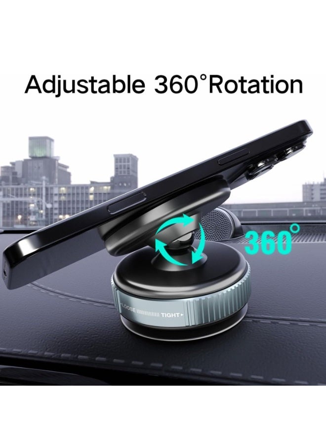 Generic 360 Adjustable Vacuum Suction Cup Magnetic Car Phone Holder, Compatible with Mag-Safe car mount  - Image 2