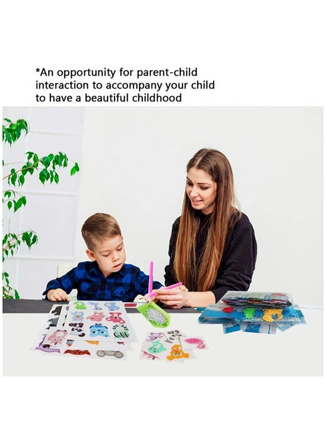 MissTiara طقم طلاء حيوانات مصنوع من 34 قطعة من الألماس الخماسي الأبعاد DIY - Image 3