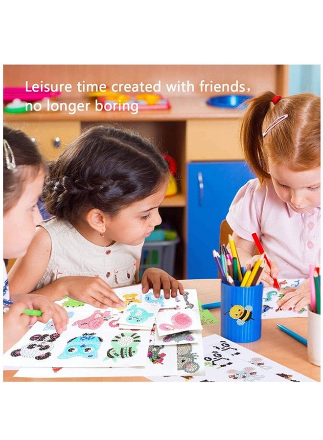 MissTiara طقم طلاء حيوانات مصنوع من 34 قطعة من الألماس الخماسي الأبعاد DIY - Image 5