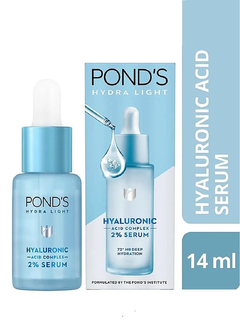 Pond's Hydra Light Hyaluronic Acid Complex 2% Serum For 72 Hr Deep Hydration 14ml - Image 1