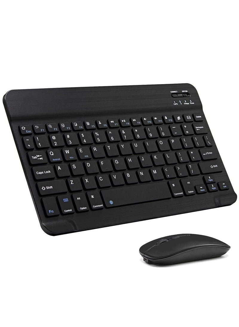 Wireless Keyboard Mouse Set for Apple iPad iPhone iOS 13 - Image 1