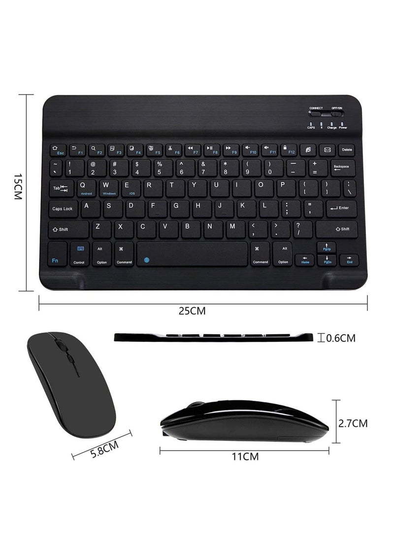Wireless Keyboard Mouse Set for Apple iPad iPhone iOS 13 - Image 3
