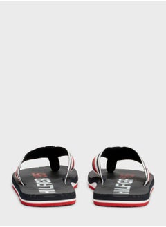 TOMMY HILFIGER Logo Massage Footbed Flip Flops  - Image 4