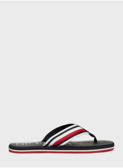 TOMMY HILFIGER Logo Massage Footbed Flip Flops  - Image 1