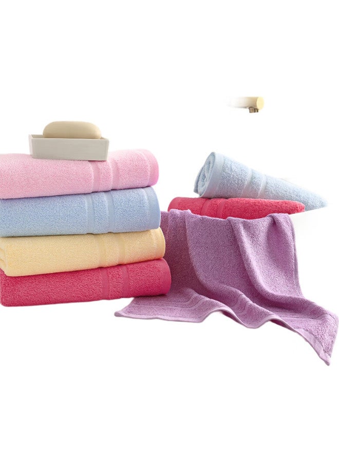 One Hundred Towels, Bamboo Fiber Absorbent Large Towels, 6 Pieces, Adult Bath And Face Towels, Quick-Drying Hair Towels, 34×70Cm - Image 2