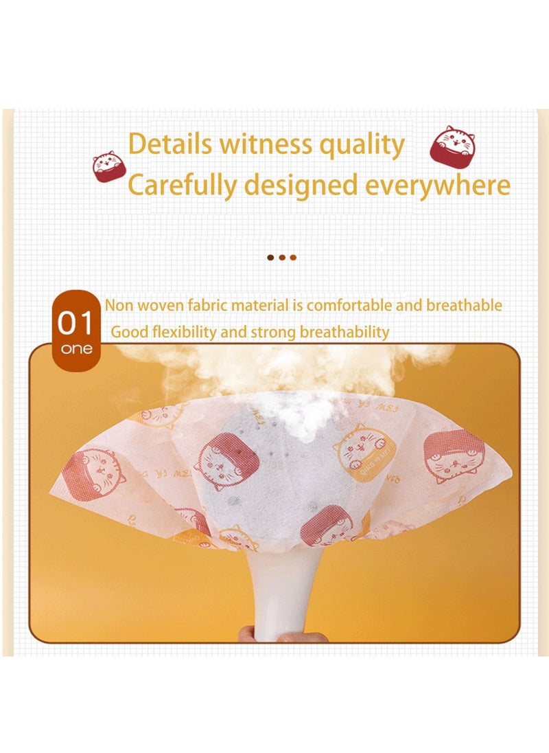 Shoe Covers Disposable Non Slip ,Disposable printed cartoon made of non-woven fabric, wear-resistant shoe covers for students and children, thickened household anti-skid indoor,2 bags (50 pairs)  - Image 5