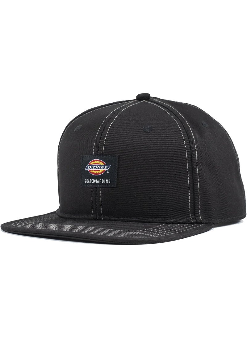 Dickies Dickies Mens Skateboarding Flat Bill Snapback Hat Black 