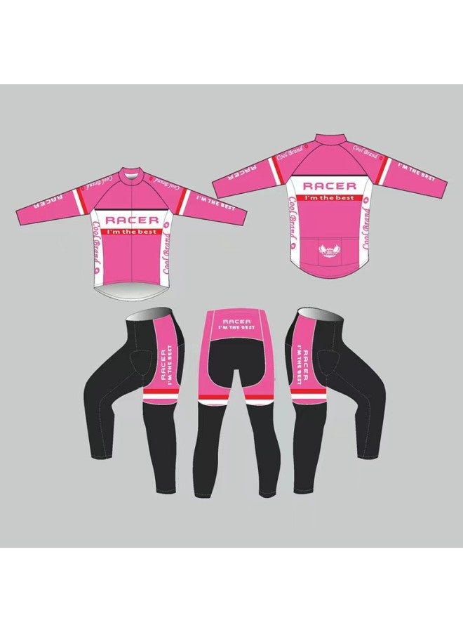 New Long-sleeved Children's Bicycle Balance Wheel Pulley Riding Clothing Breathable Quick-drying Riding Equipment