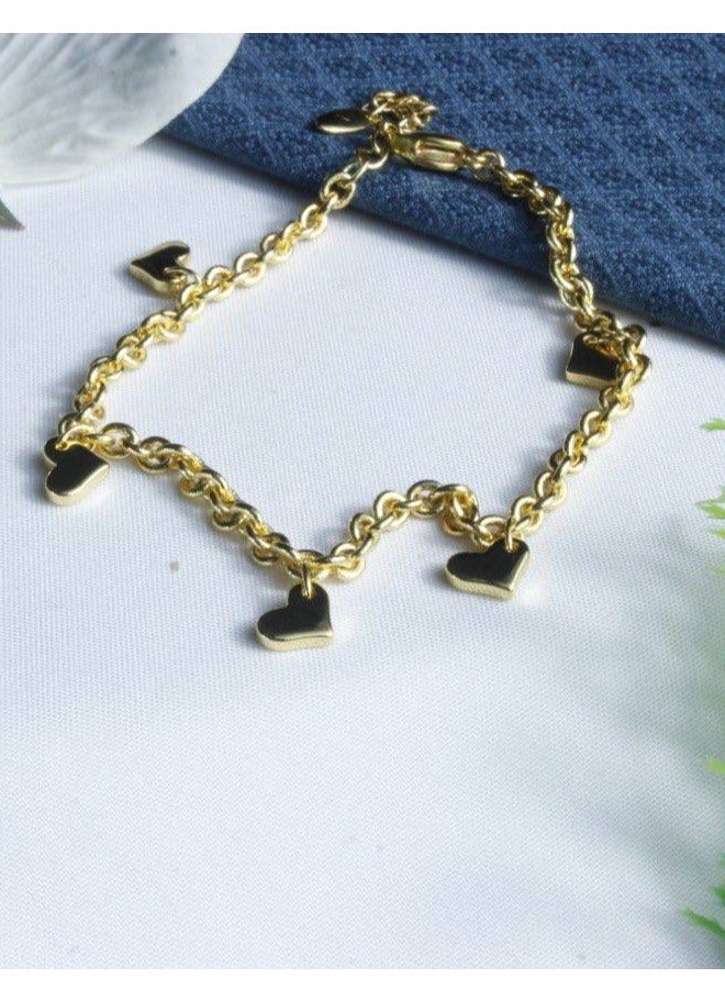 R-A62 سوارة نسائية عصرية مطلية بالذهب عيار 21 - Image 1