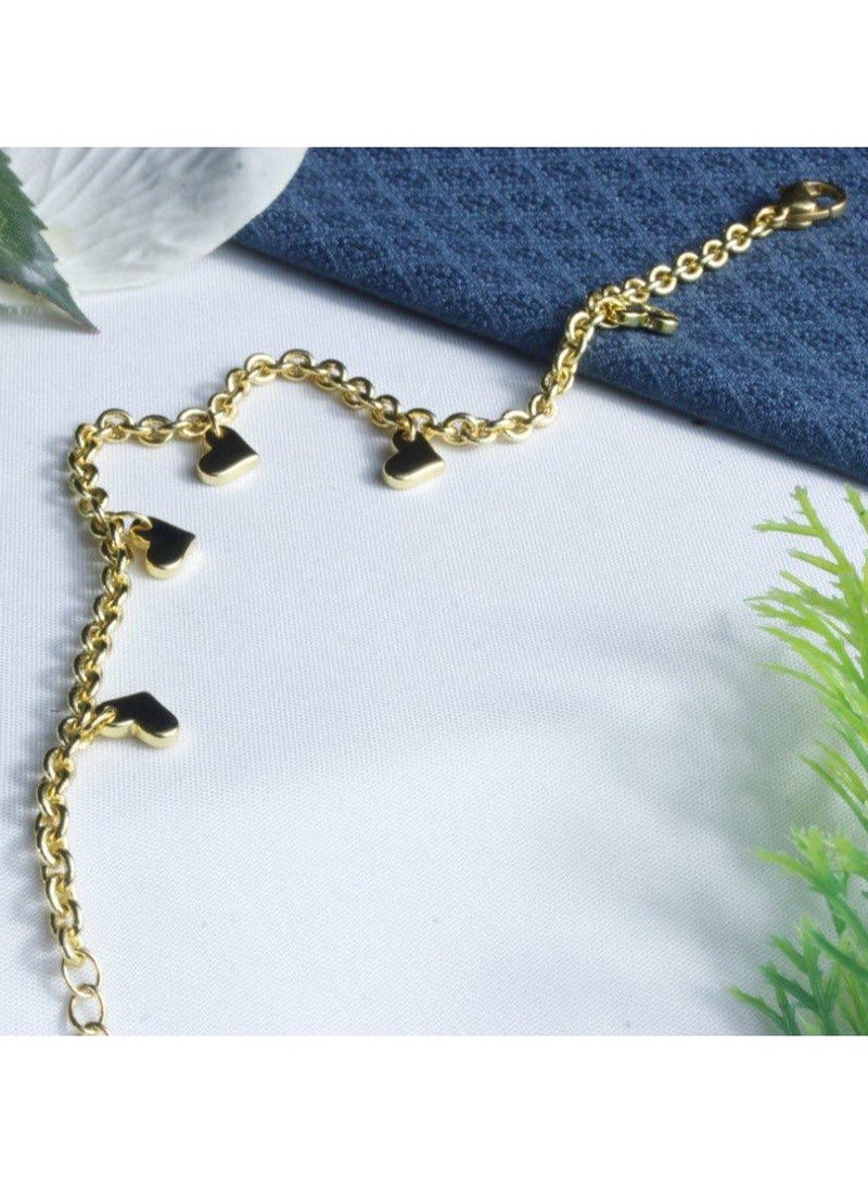 R-A62 سوارة نسائية عصرية مطلية بالذهب عيار 21 - Image 2