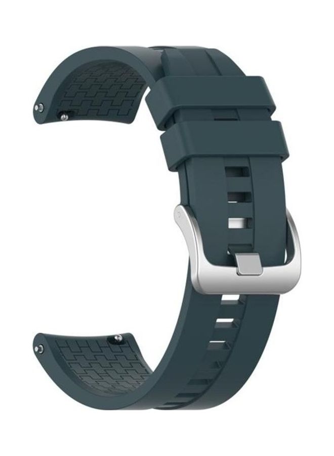 Silicone Wristband Strap For Huawei GT Cyan - Image 1