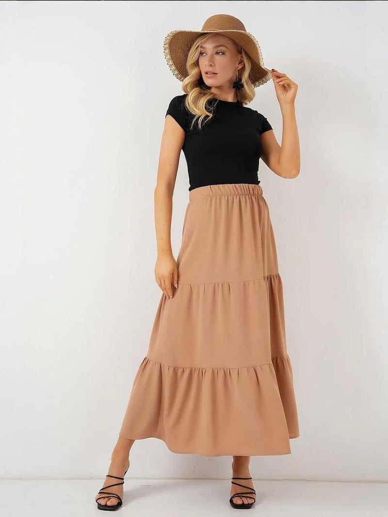 BIG DART BDART Textured Maxi Skirt - Image 1