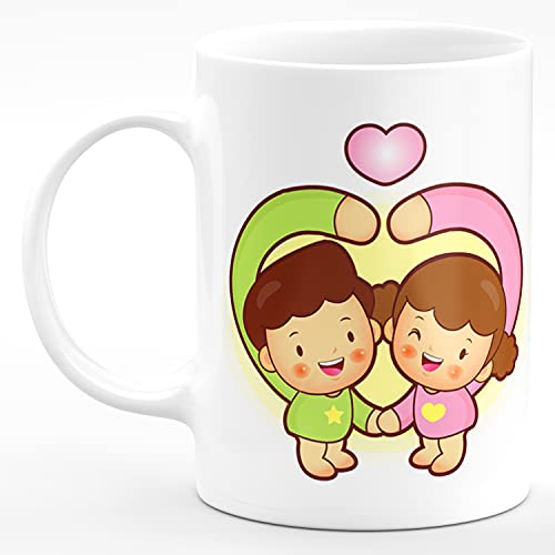 CHHAAP Best Sister Ever Printed Ceramic White Coffee Mug, 350 ML - Image 3