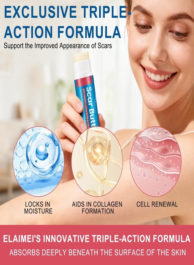 Moulis Scar Stick, with Vitamin E, Cocoa Butter & Coconut Oil, 5-in-1 Skin Nourishing Formula, Effectively Reduces Appearance of Scars & Fine Lines, Skin Recovery Support, Pack of 2 - Image 5