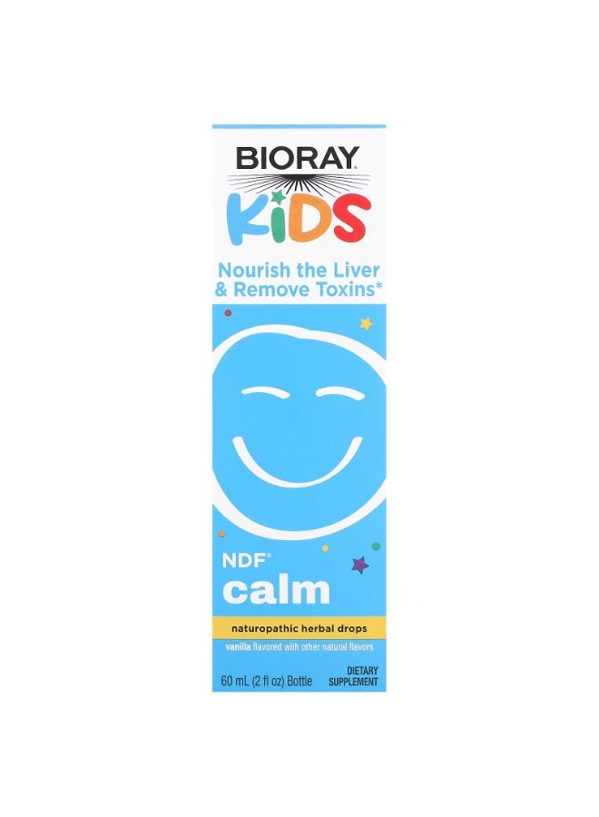 Bioray, Kids, NDF Calm, Vanilla, 2 fl oz (60 ml) - Image 1