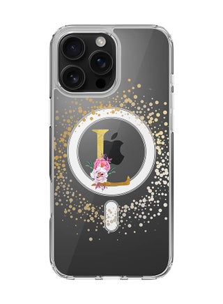 Custom Monogram Floral - L  (Clear )