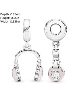 PANDORA PANDORA Jewelry Headphone Pendant 925 Sterling Silver Cubic Zirconia  - Image 2