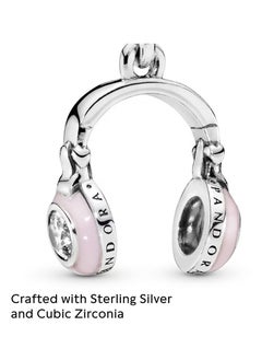 PANDORA PANDORA Jewelry Headphone Pendant 925 Sterling Silver Cubic Zirconia  - Image 4