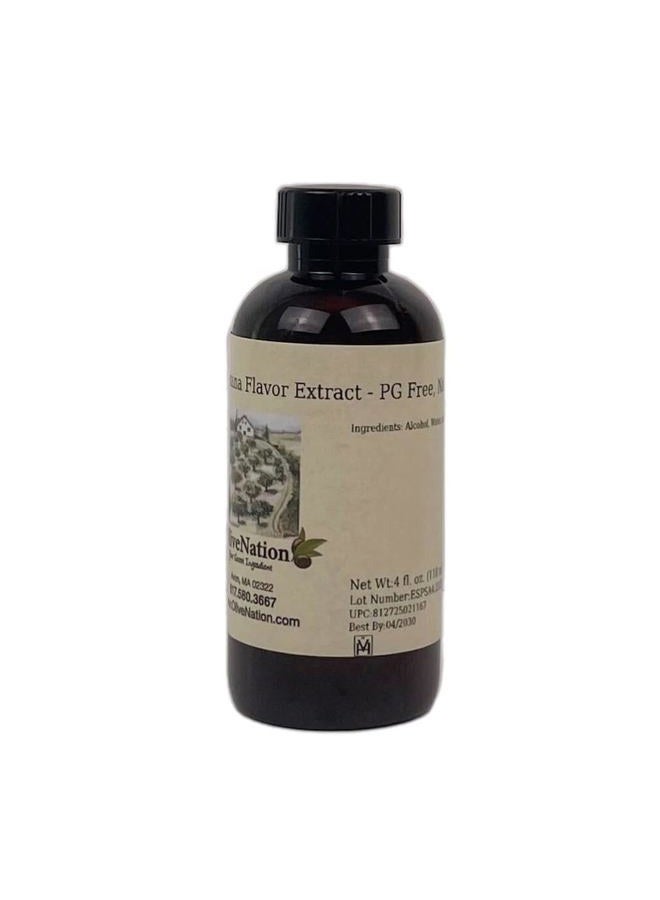 OliveNation Pure Banana Extract - 4oz - Gluten Free with No Sugar Added - Image 1