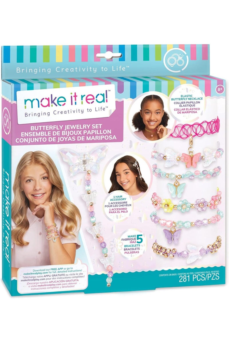 Make It Real Butterfly Jewelry Set 1323 - Image 1