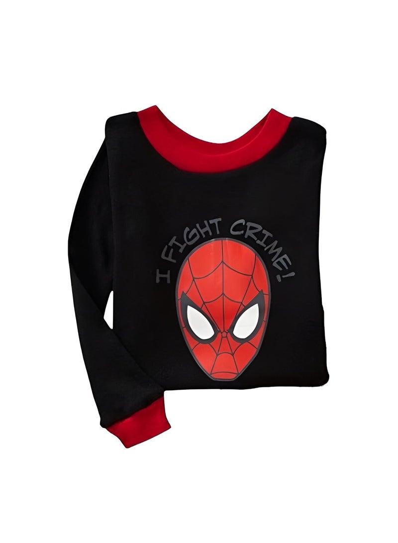 D'Daniela Daniel - Boys' Spectacular Spidey Pajama Set- Long Sleeve - Image 3