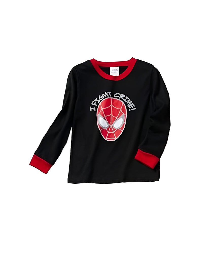 D'Daniela Daniel - Boys' Spectacular Spidey Pajama Set- Long Sleeve - Image 2
