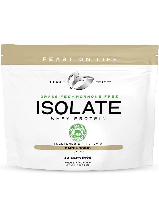 Muscle Feast Grass-Fed Whey Protein Isolate, All Natural Hormone Free ...