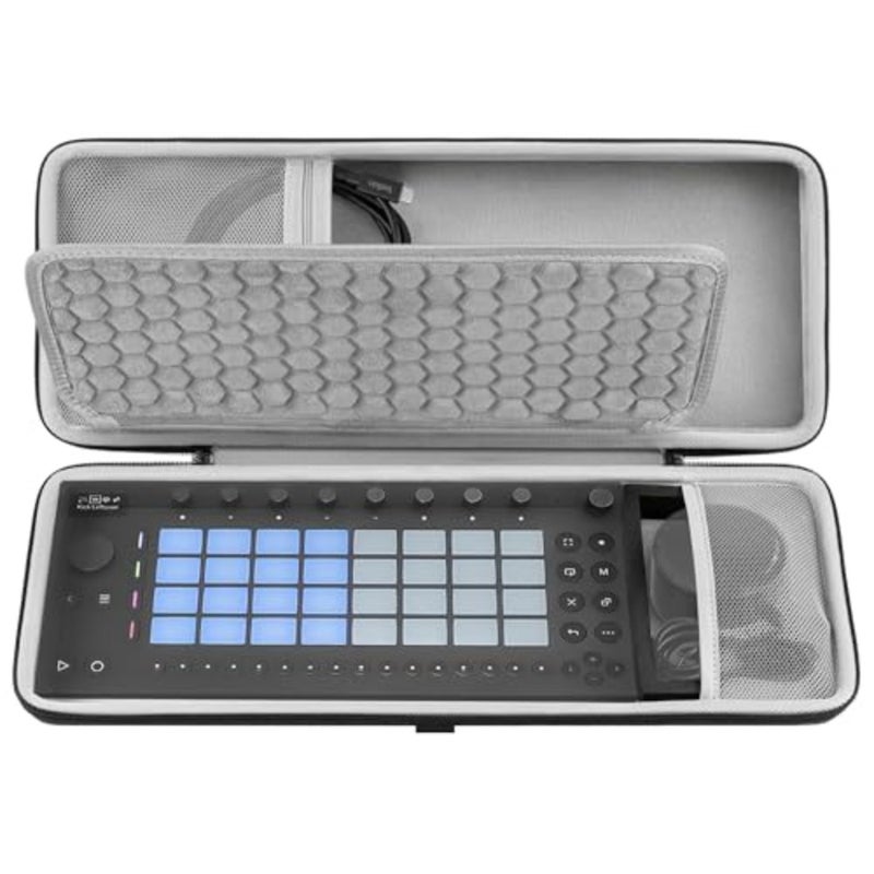 Hard Shell Travel Case Compatible with Ableton Move, Audio Sampler Carrying Bag Dark Gray - Image 1