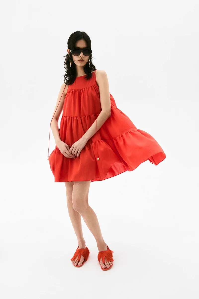 H&M Tiered A-line dress