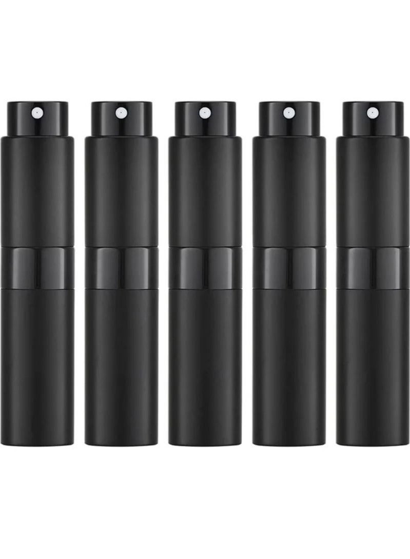 بيوينتي 5 قطع زجاجة بخاخ عطر صغيرة للسفر سعة 8 مل (خاكي)  - Image 1