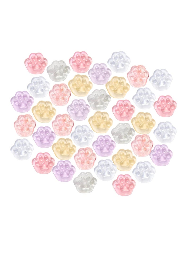 SOLARAE Squishies Squishy Toy, 40pcs Cat Party Favors for Kids, Cat's paw Mochi Squishy Toys, Stress Relief Sensory Toys, Animals Squishy Ball Sensory Toys, Goodie Bag Stuffers for Toddlers Adults - Image 1