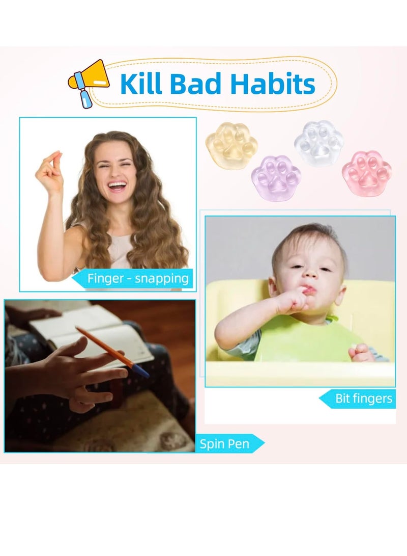 SOLARAE Squishies Squishy Toy, 40pcs Cat Party Favors for Kids, Cat's paw Mochi Squishy Toys, Stress Relief Sensory Toys, Animals Squishy Ball Sensory Toys, Goodie Bag Stuffers for Toddlers Adults - Image 4